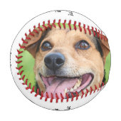 ハッピーファーザー最高のズ・デイドッグパパカスタム写真 野球ボール (正面左)