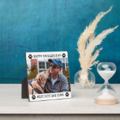 ハッピーファーザー最高のズ・デイドッグパパカスタムEver写真 フォトプラーク (インサイチュ)