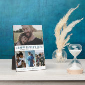 ハッピーファーザー最高のデーパパEver 4 Photo Collage フォトプラーク (側面)