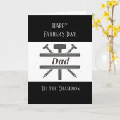 ハッピーファーザー・デイ・カーペンター カード (黄色い花)