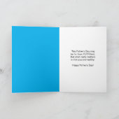 ハッピーファーザー・デイ・キャット顔・マスク&タイユーモア シーズンカード (内部)