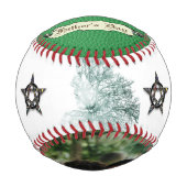 ハッピーファーザー・デイ・デザイナー・ベースボール 野球ボール (裏面)