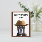 ハッピーファーザー・デイ・ボクサー葉書 ポストカード (スタンド正面)