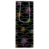 ハッピーファーストアニバーサリーfireworksワイン抱き枕 ワインギフトバッグ (正面)