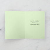 ハッピーファーストセントパトリックデーベイビーキュートキッテン シーズンカード (内部)