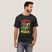 ハッピーファーストデイオブスクール先生新学期S Tシャツ (正面フル)