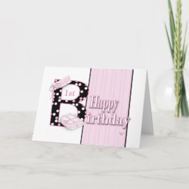 ハッピーファーストバースデープリンセス カード