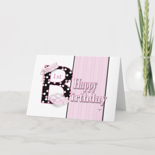 ハッピーファーストバースデープリンセス カード (正面)