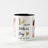 ハッピーファーストパザーズデイ2写真 ツートーンマグカップ (中央)