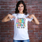 ハッピーファーストパーソナライズされたデーTシャツ Tシャツ