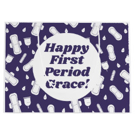 ハッピーファーストパーティーダークパープルタンポン ラージペーパーバッグ