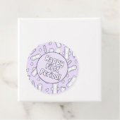 ハッピーファーストパーティーパープルかわいいタンポン フェイバータグ (インサイチュ)