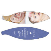 ハッピーファーストファーストデー2フォトコラージュブルー バスケットボール (パネル)