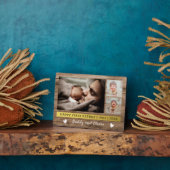 ハッピーファーストファースト・デイ3フォトコラージュ・ウッド フォトプラーク (側面)