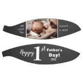 ハッピーファーストファースト・ファーズ・デイ・チャルクボード・カスタム写真 バスケットボール (パネル)