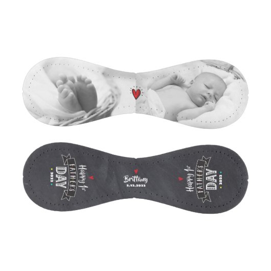 ハッピーファーストファーズデイはっきりしたタイポグラフィChalkboard 野球ボール (パネル)