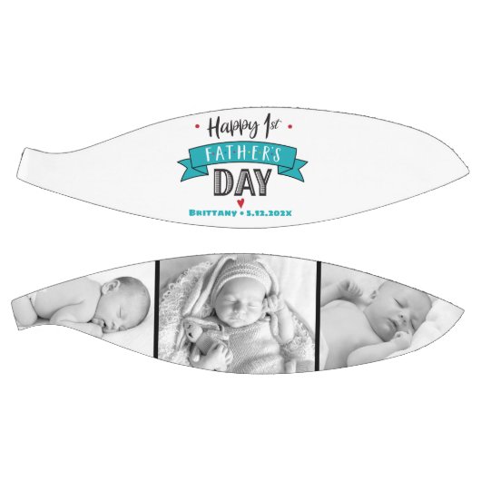 ハッピーファーストファーズデイターコイズバナータイポグラフィ バスケットボール (パネル)