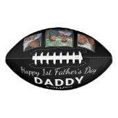 ハッピーファーストファーズデイパパキープサケ3フォトブラック アメリカンフットボール (正面)