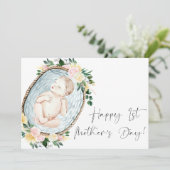 ハッピーファーストマザーズデイフローラベイビーガールピンク シーズンカード (スタンド正面)