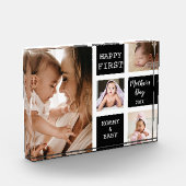 ハッピーファーストマザーズデーブラック4フォトコラージュ   フォトブロック (左)