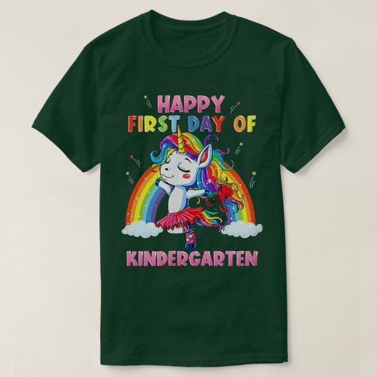 ハッピーファースト幼稚園ユニコーン先生St Tシャツ (デザイン正面)