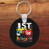 ハッピーファースト幼稚園先生おもしろいバックT キーホルダー (正面)