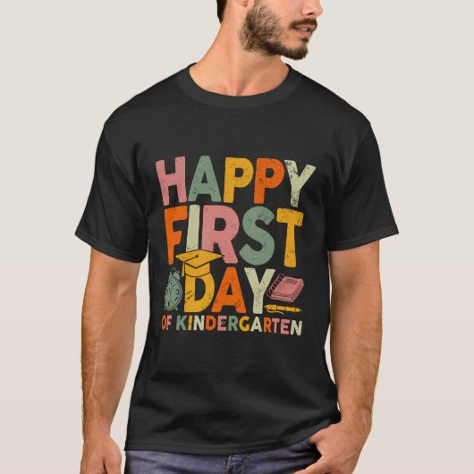 ハッピーファースト新学期 Tシャツ (正面)