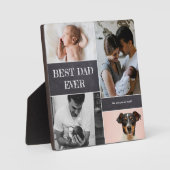 ハッピーファースト父の日ニューパパ最高のパパ フォトプラーク (正面)