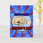 ハッピーファースト父の日パパおじいちゃんカードギフト カード (黄色い花)