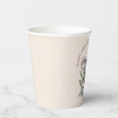 ハッピーファースト誕生日ウォーターカラーコアラ 紙コップ (右)