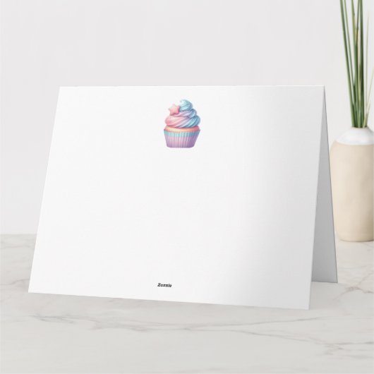 ハッピーファースト誕生日カード カード (裏面)