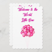 ハッピーファースト誕生日カード シーズンカード (正面/裏面)