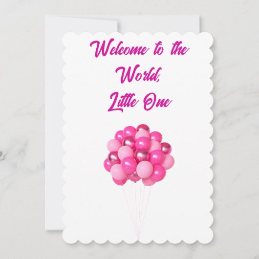 ハッピーファースト誕生日カード シーズンカード (正面)