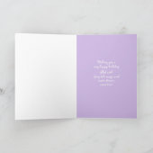 ハッピーファースト誕生日スウィートプリンセス カード (内部)