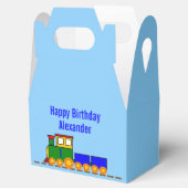 ハッピーファースト誕生日列車と名前 フェイバーボックス (オープン)