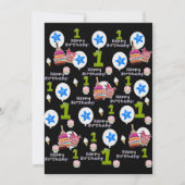 ハッピーファースト誕生日招待状ファースト誕生日#1 招待状 (正面)