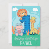 ハッピーファースト誕生日 シーズンカード (正面)