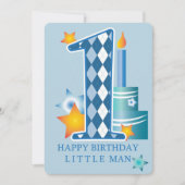 ハッピーファースト誕生日 シーズンカード (正面)