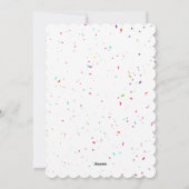 ハッピーファースト誕生日 シーズンカード (裏面)