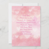 ハッピーファースト誕生日 招待状 (裏面)