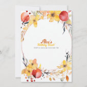 ハッピーファースト誕生日!1周年記念パーティー 招待状 (裏面)