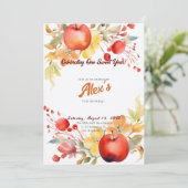 ハッピーファースト誕生日!1周年記念パーティー 招待状 (スタンド正面)