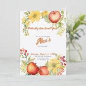 ハッピーファースト誕生日!1周年記念パーティー 招待状 (スタンド正面)