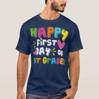 ハッピーファースト1年生先生バックスクーオ Tシャツ
