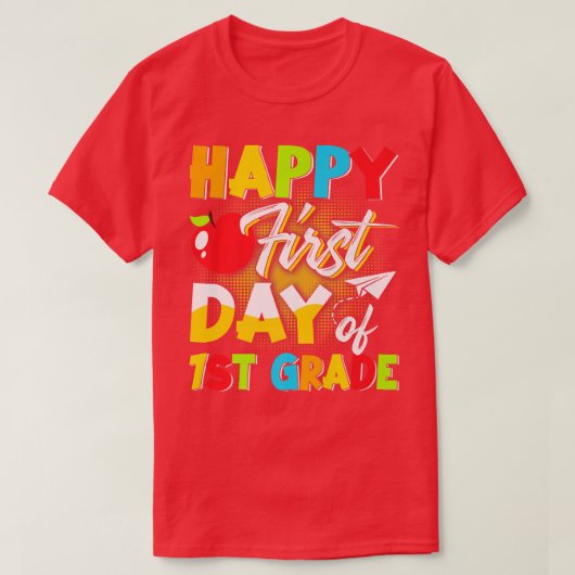 ハッピーファースト1年生新学期初演 Tシャツ (デザイン正面)