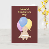 ハッピーファースト・グランドペアレントの日！ カード (黄色い花)