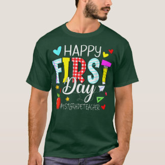 ハッピーファースト・デイ1年生先生へようこそ Tシャツ