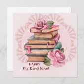 ハッピーファースト・デイ・オブ・スクールカード (正面/裏面)
