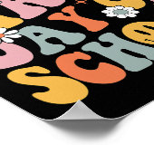 ハッピーファースト・デイ・オブ・スクール先生キッズ・バック・ザ・S ポスター (角)