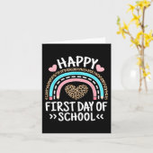 ハッピーファースト・デイ・オブ・スクール衣装レインボー先生S カード (黄色い花)